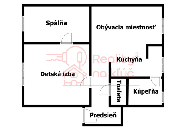 Na predaj moderne zrekonštruovaný 3-izbový byt so záhradkou